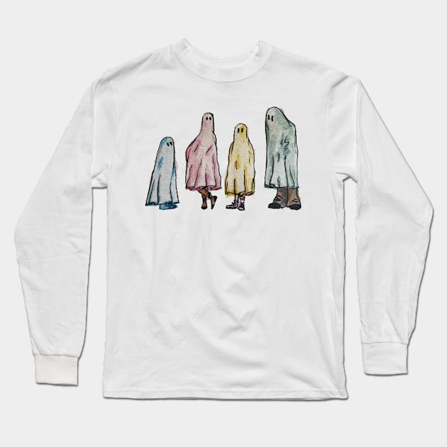 Four Friends Long Sleeve T-Shirt by okjenna